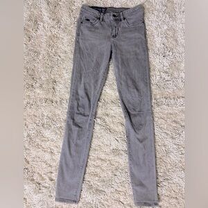 Armani Exchange Super Skinny Moto Punk Grunge Women’s Denim Jeans Size 25